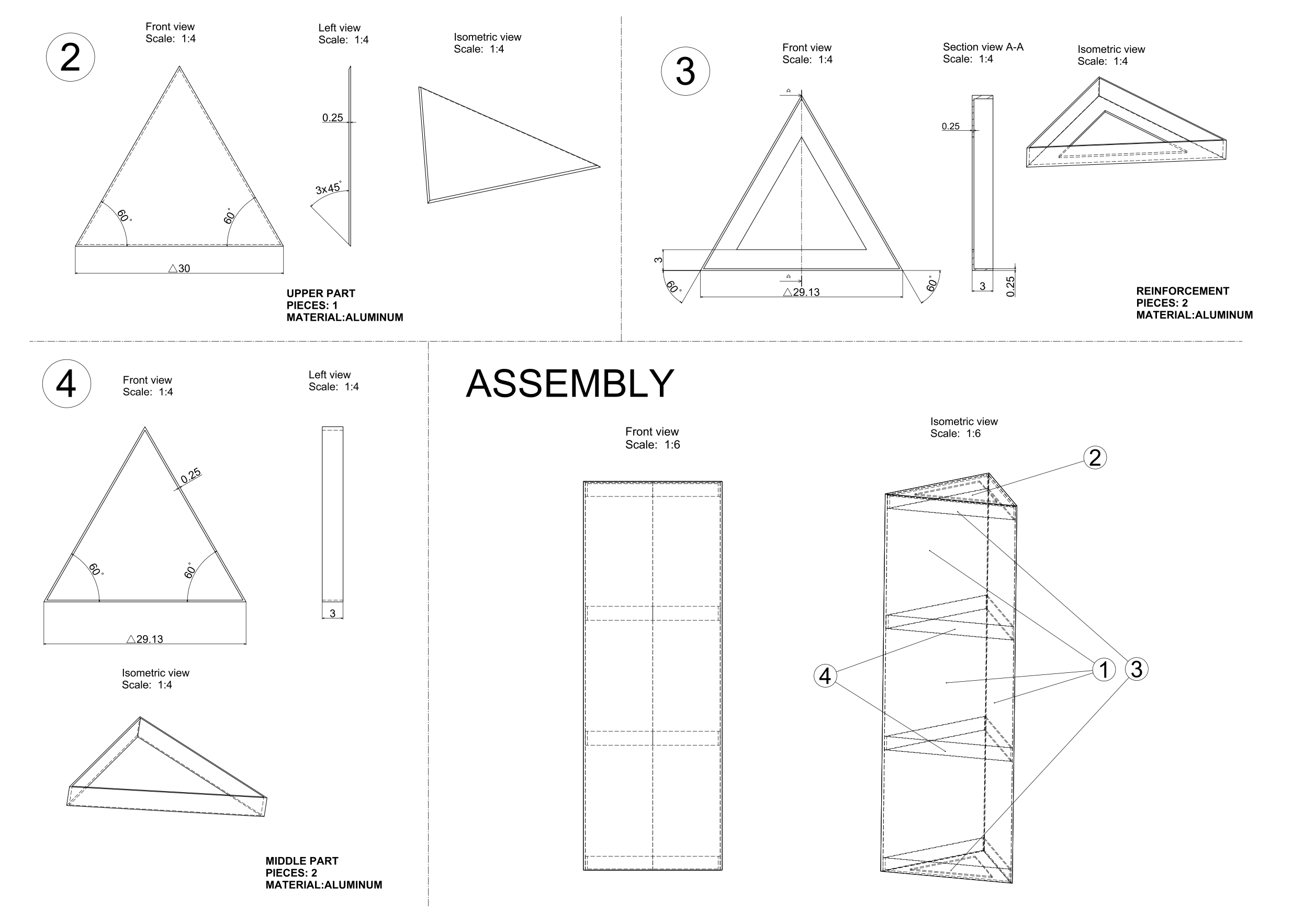 Tower diagram - full assembly